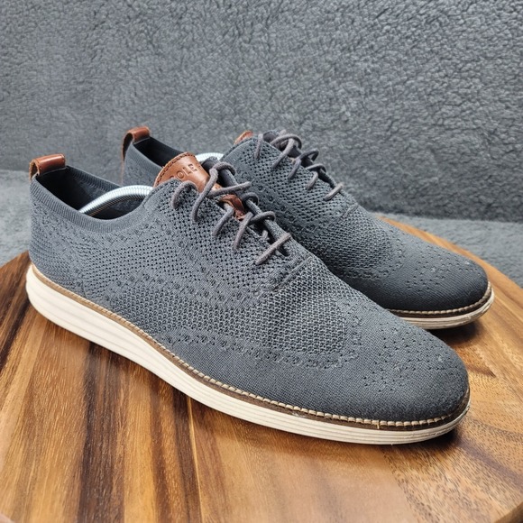 Cole Haan Original Grand Stitchlite Wingtip Oxfords Grey Mens Size 11.5 M C27961 main image 7